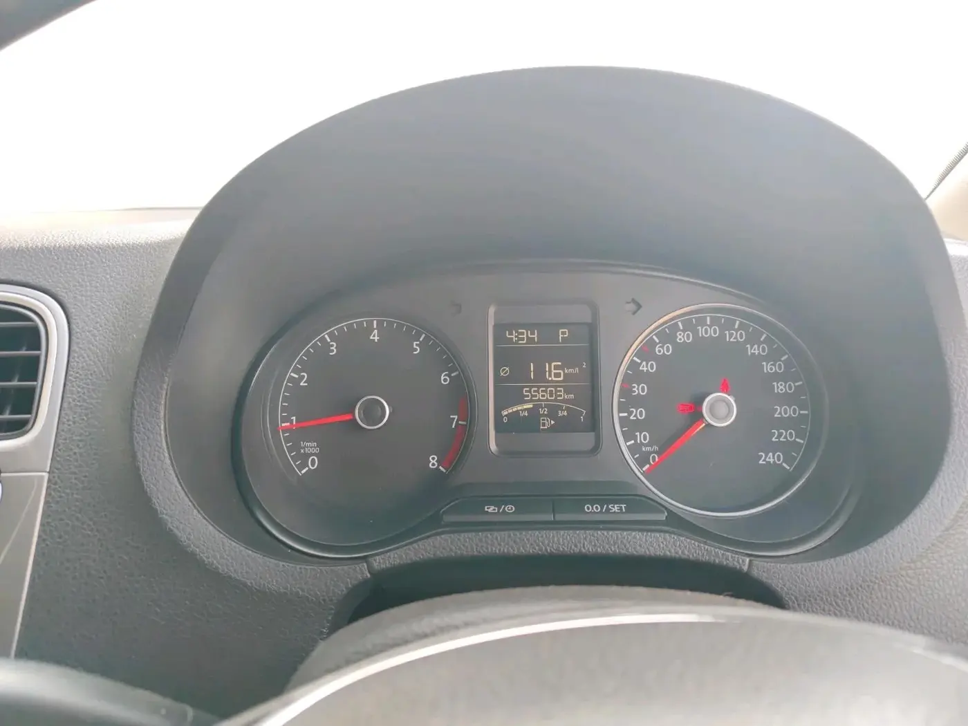 2019 Volkswagen Vento HIGHLINE PLUS 1.2 AT 16 ALLOY, Petrol, Automatic, 55,603 km, interior