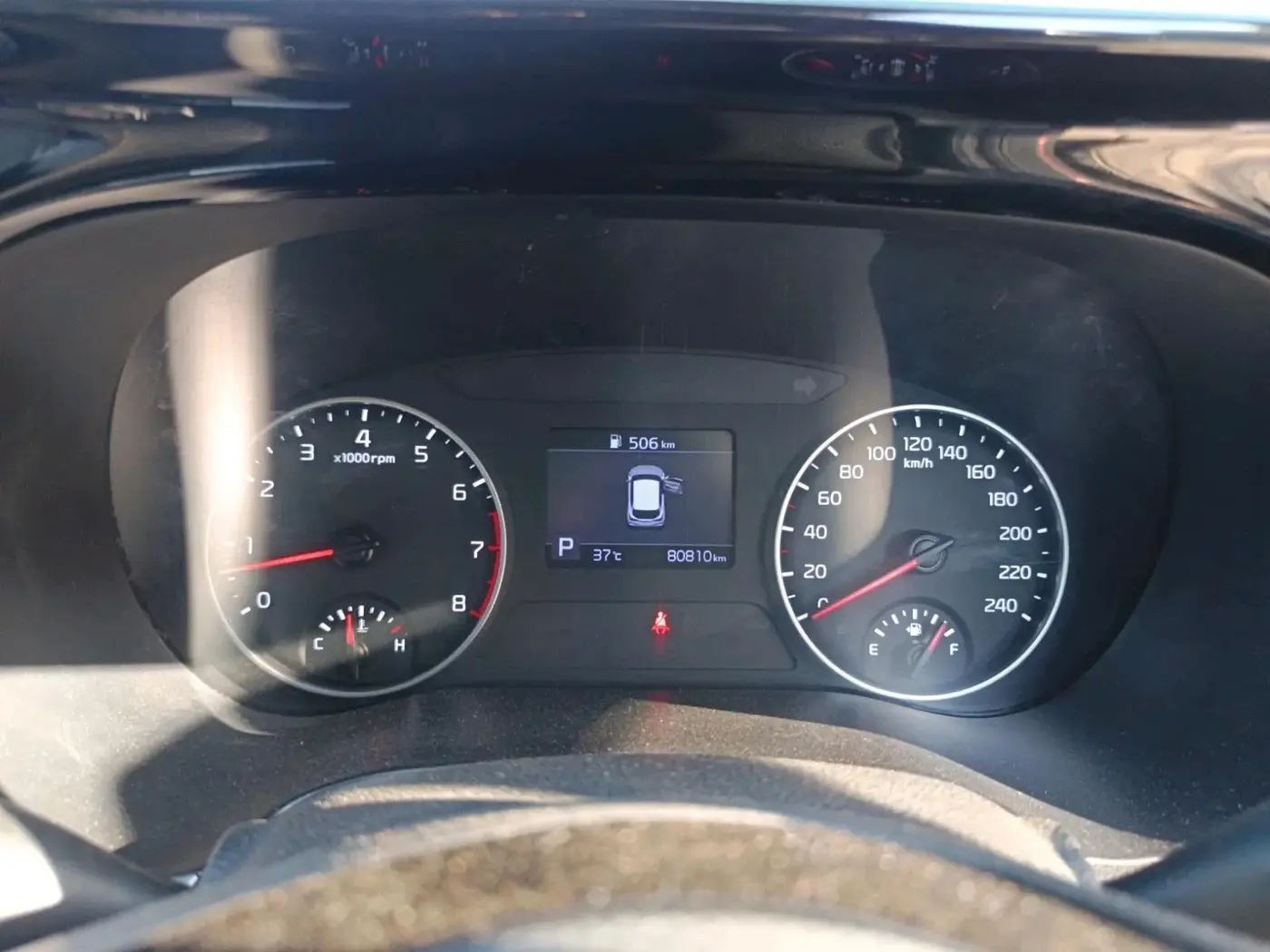 2019 KIA SELTOS HTX IVT 1.5 PETROL, Petrol, Automatic, 80,810 km, interior