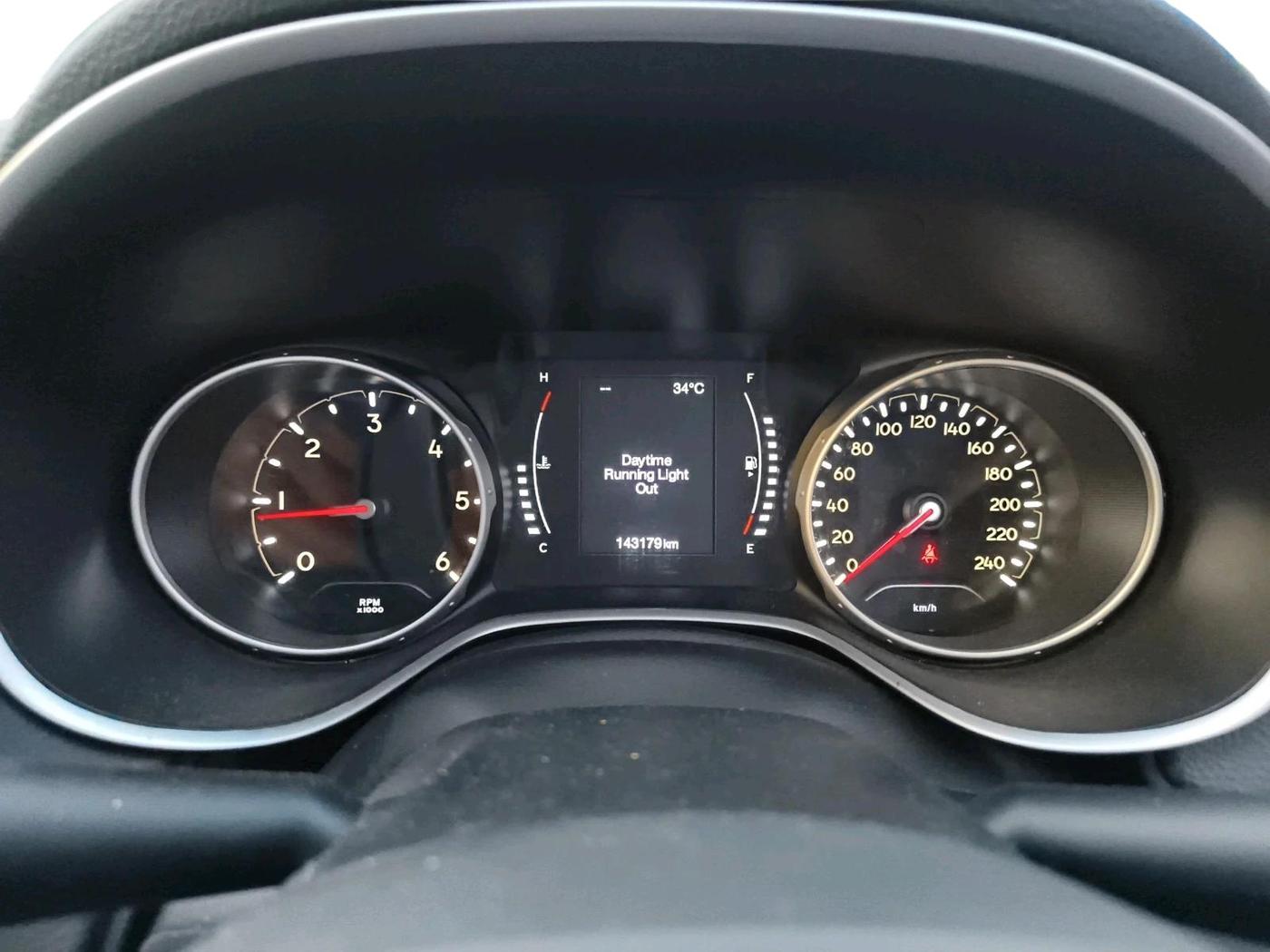 2018 Jeep Compass LIMITED (O) 2.0 DIESEL, Diesel, Manual, 1,43,149 km, interior