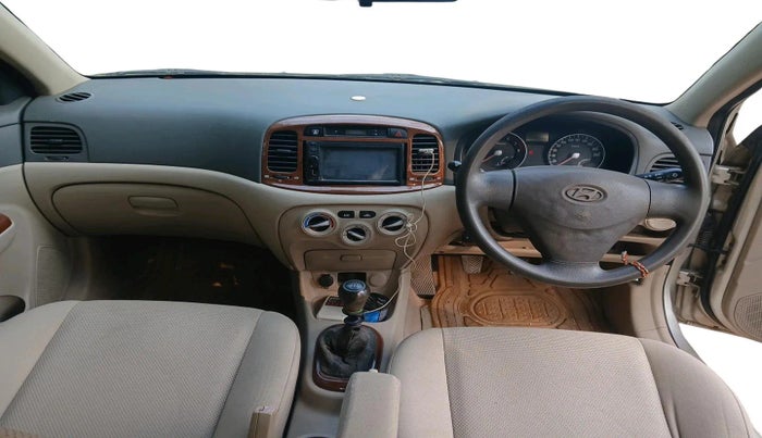 2008 Hyundai Verna XI, CNG, Manual, 99,869 km, interior