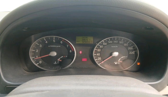 2008 Hyundai Verna XI, CNG, Manual, 99,869 km, interior