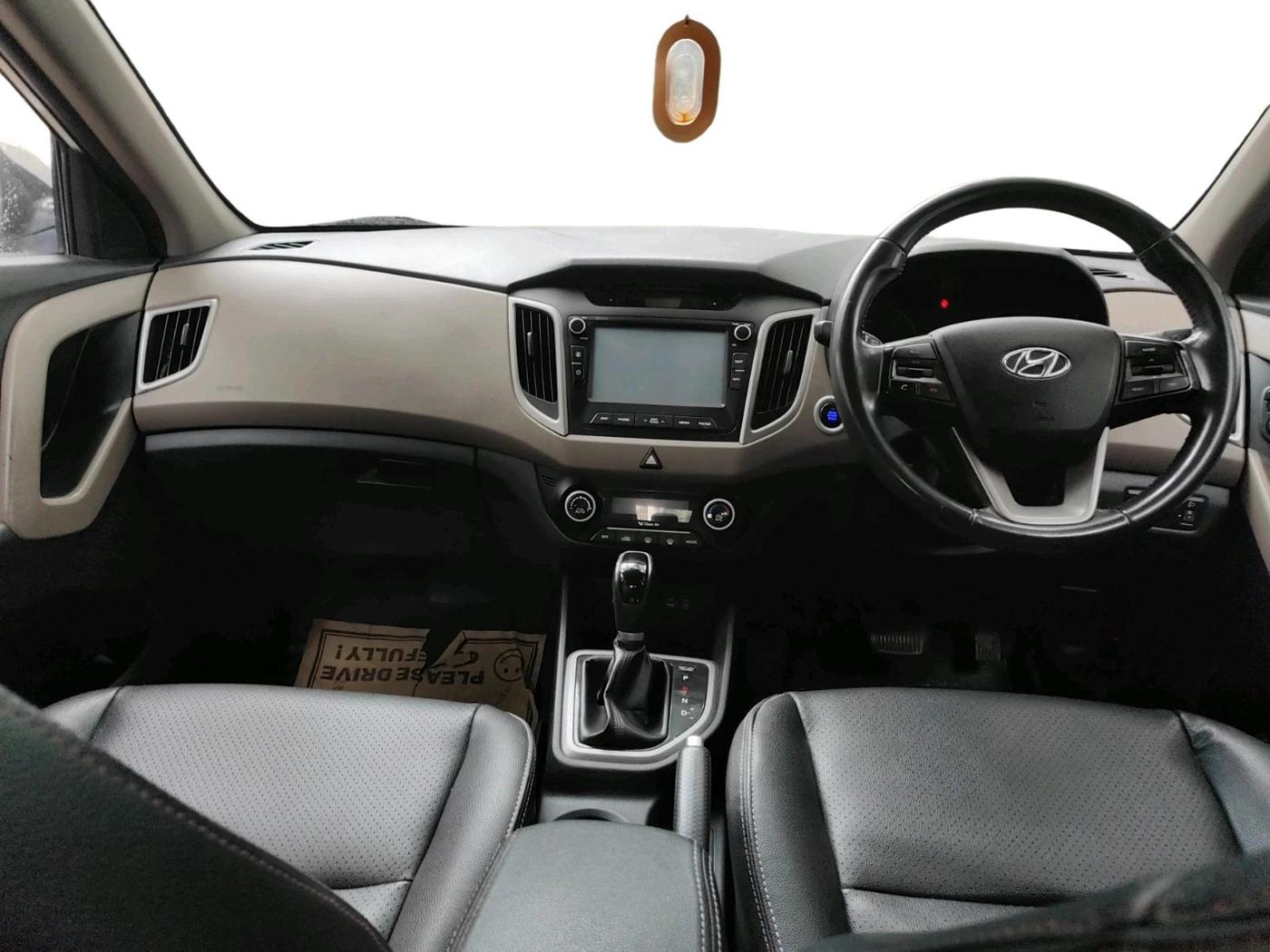 2017 Hyundai Creta SX PLUS AT 1.6 DIESEL, Diesel, Automatic, 91,126 km, interior