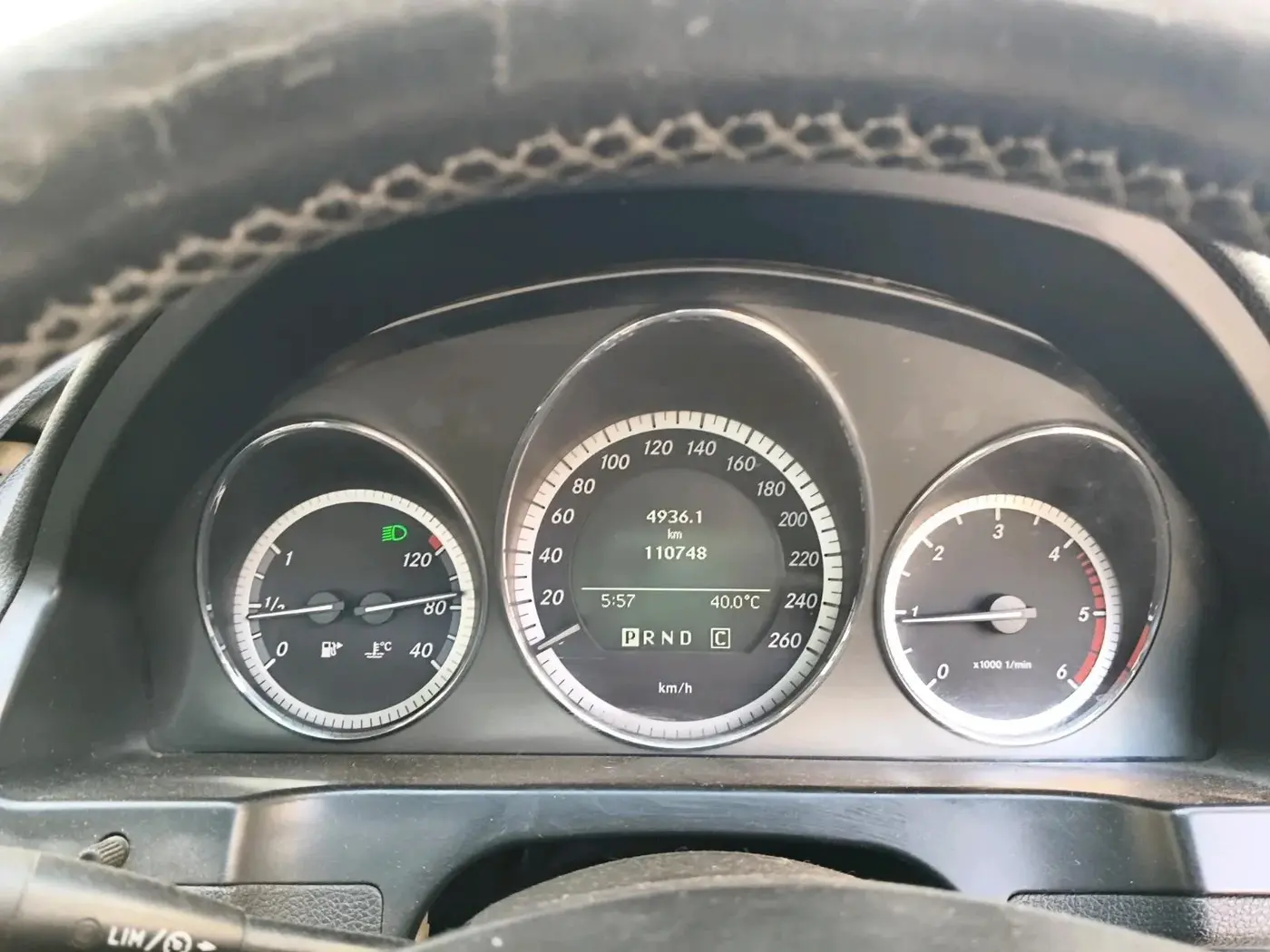 2009 Mercedes Benz C Class 220 CDI ELEGANCE AT, Diesel, Automatic, 1,10,748 km, interior