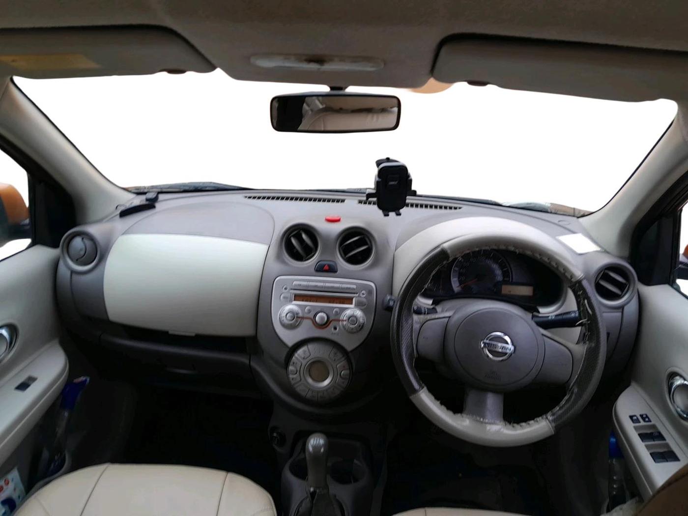 2012 Nissan Micra XV PETROL, Petrol, Manual, 2,01,096 km, interior