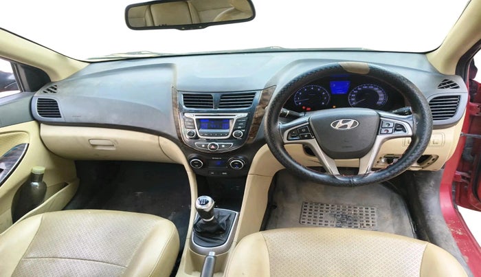 2015 Hyundai Verna FLUIDIC 4S 1.6 VTVT S(O), Petrol, Manual, 71,600 km, interior