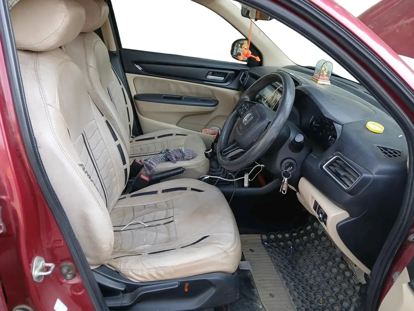 2018 Honda Amaze 1.2L I-VTEC S, CNG, Manual, 1,42,845 km, interior