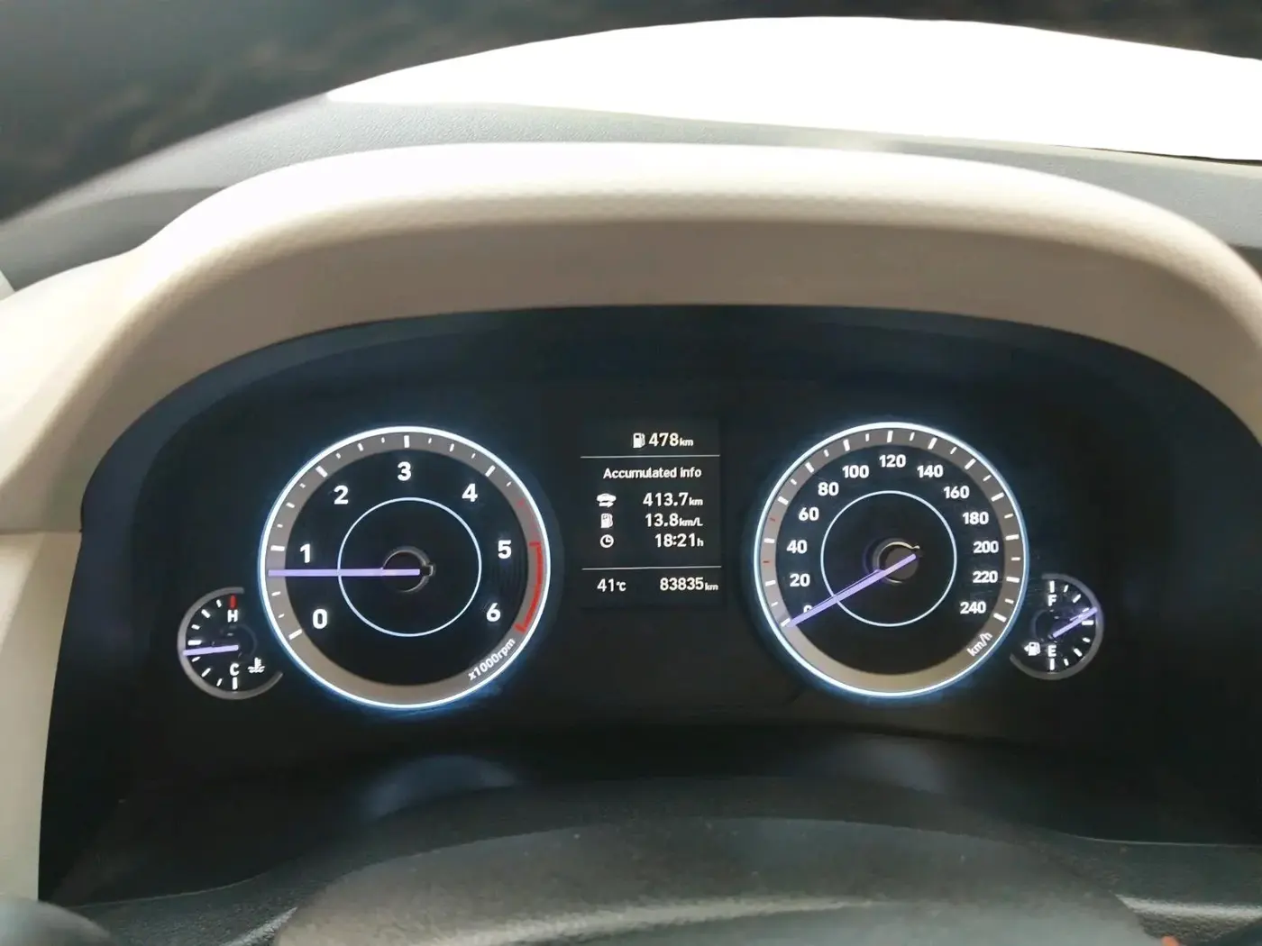 2021 Hyundai Creta SX EXECUTIVE 1.5 DIESEL, Diesel, Manual, 83,835 km, interior