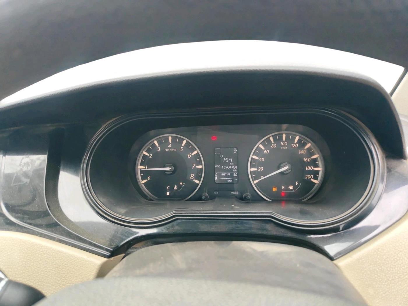2017 Tata Zest XE 75PS DIESEL, Diesel, Manual, 1,72,238 km, interior