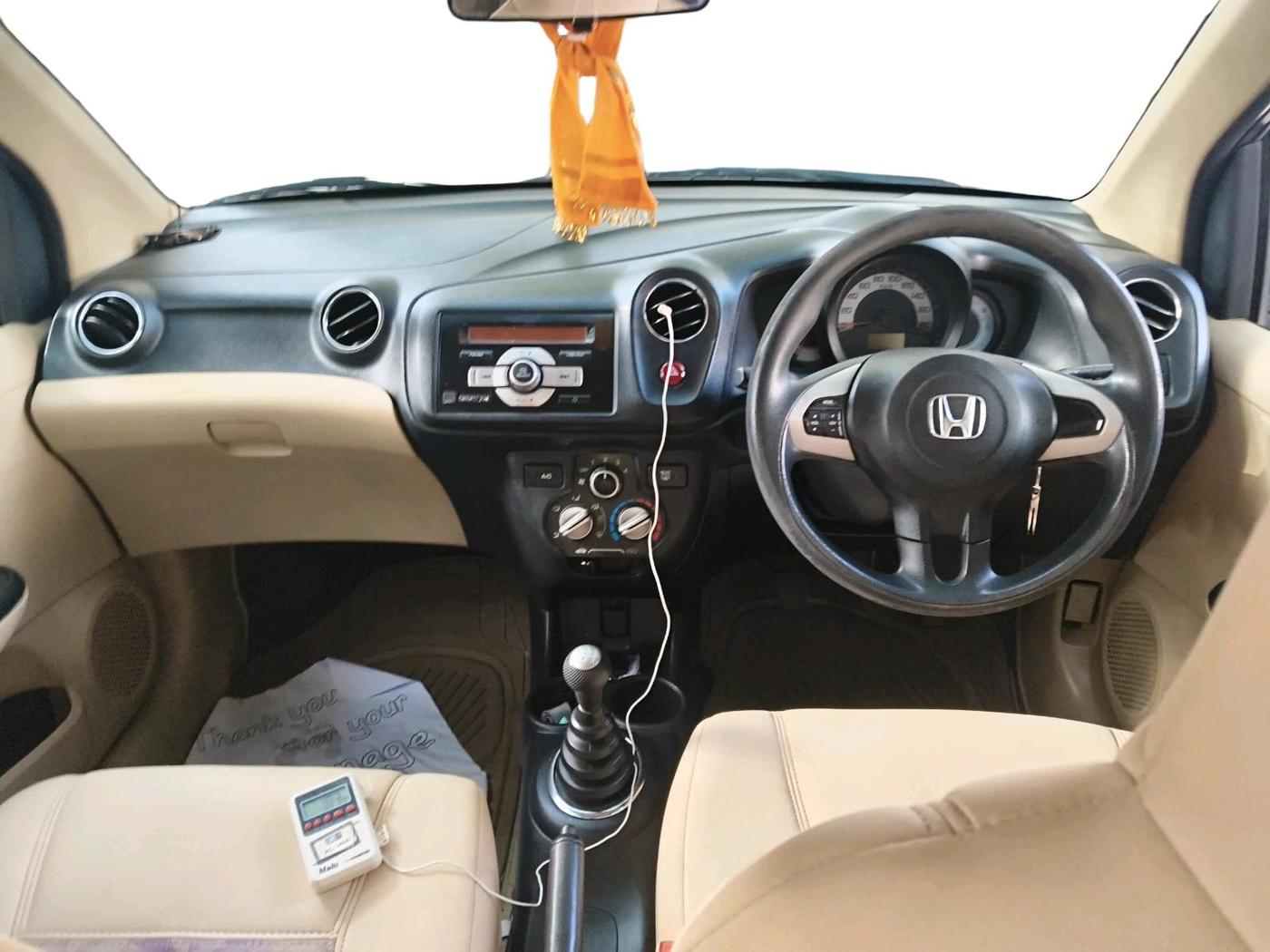 2014 Honda Brio S MT, Petrol, Manual, 42,685 km, interior