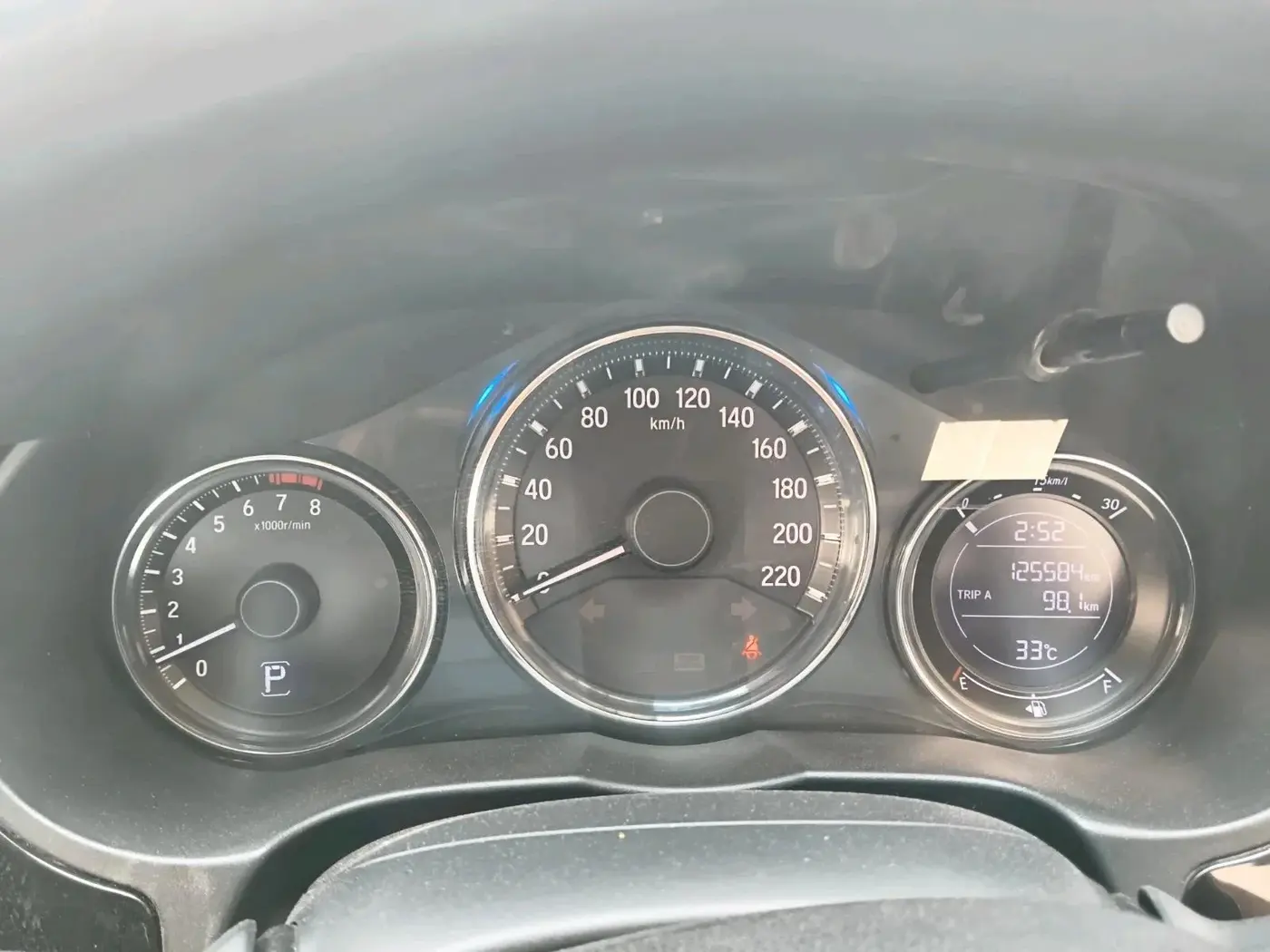 2018 Honda City 1.5L I-VTEC VX CVT, CNG, Automatic, 1,25,584 km, interior
