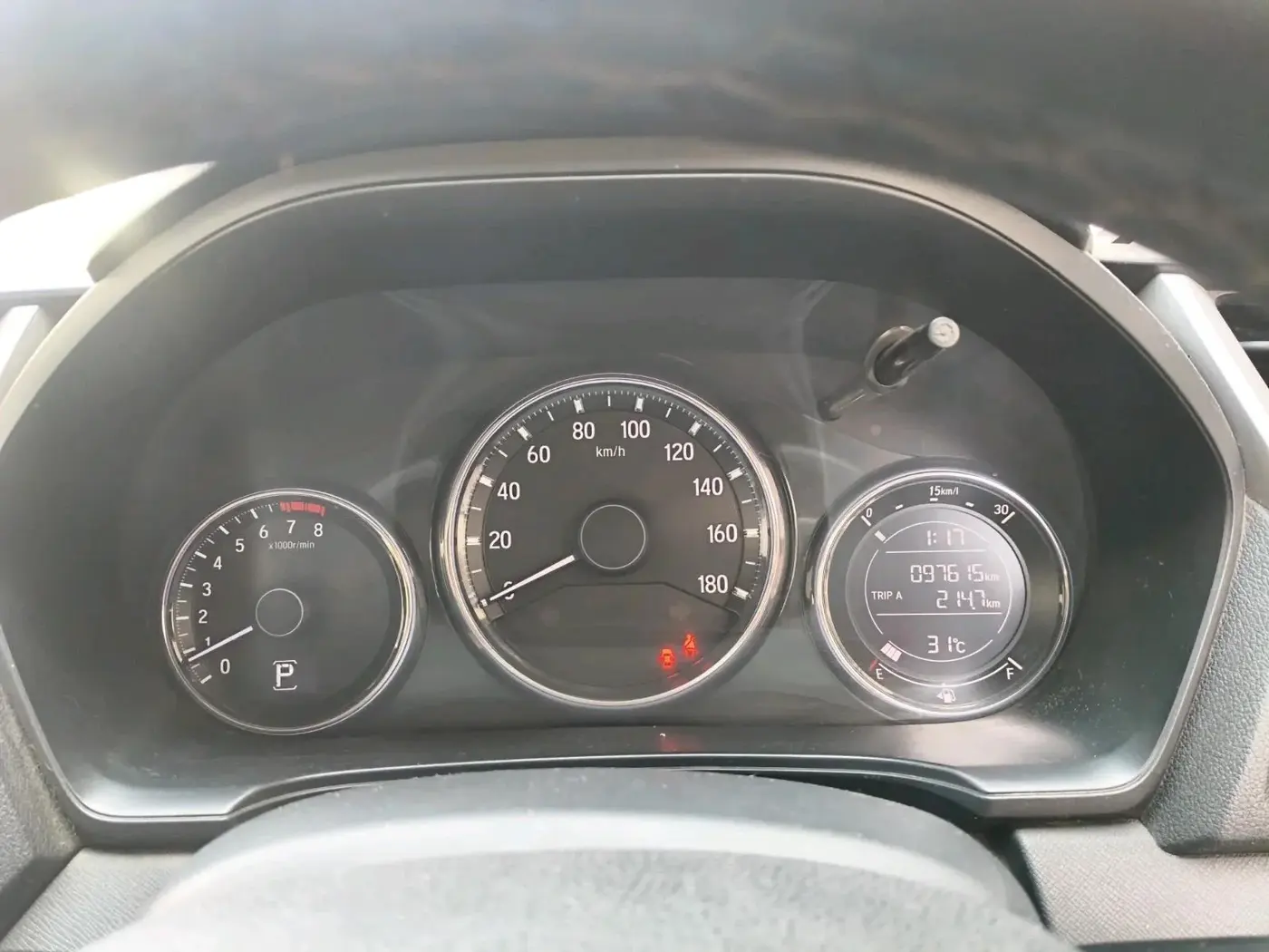 2016 Honda BR-V 1.5L I-VTEC V CVT, CNG, Automatic, 97,615 km, interior
