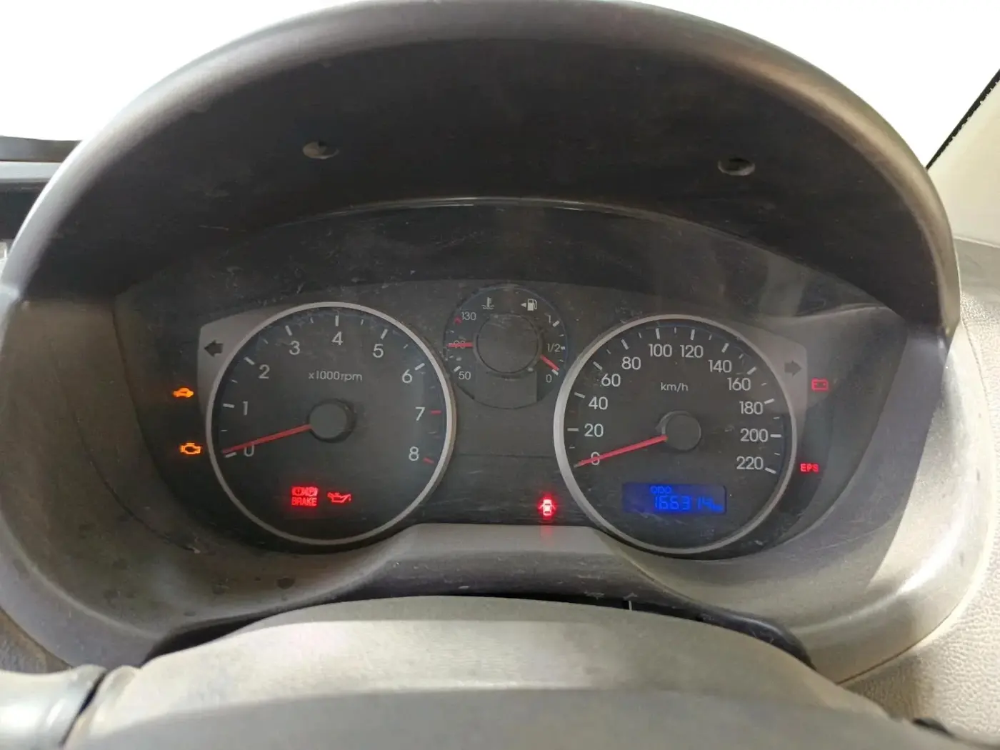 2010 Hyundai i20 MAGNA 1.2, CNG, Manual, 1,66,314 km, interior