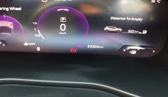 2023 Tata NEXON FEARLESS + SUNROOF DCA DUAL TONE 1.2 PETROL, Petrol, Automatic, 53,304 km, interior