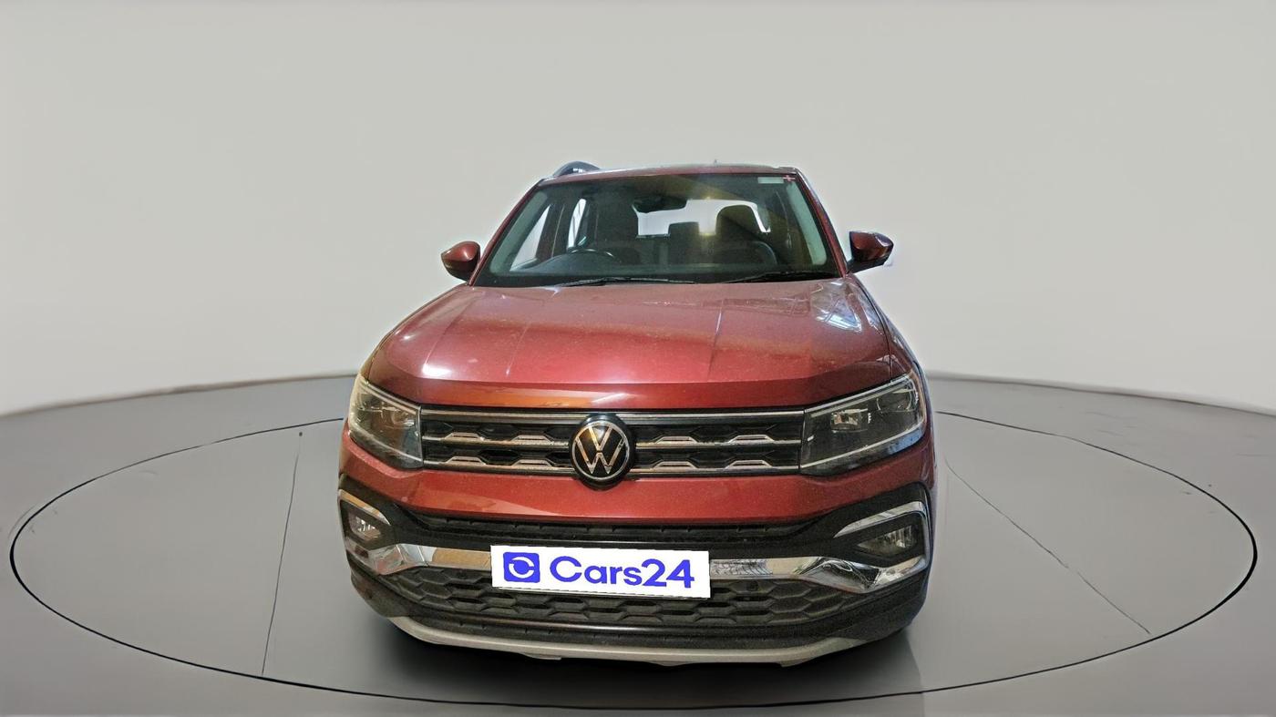2022 Volkswagen TAIGUN TOPLINE 1.0 TSI AT, Petrol, Automatic, 25,601 km, exterior