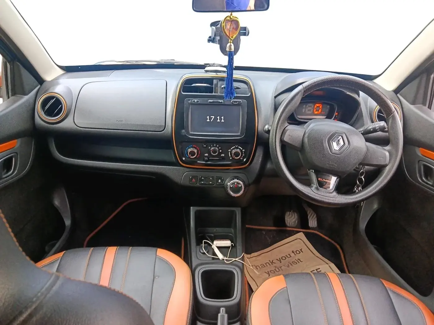 2017 Renault Kwid CLIMBER 1.0 AMT, Petrol, Automatic, 78,704 km, interior