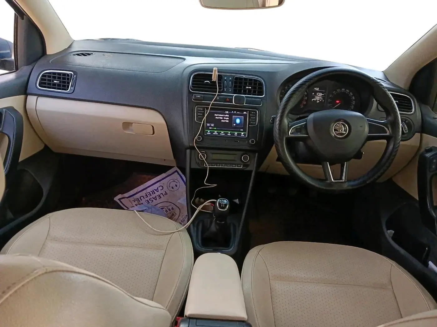 2017 Skoda Rapid STYLE 1.5 TDI, Diesel, Manual, 1,40,823 km, interior