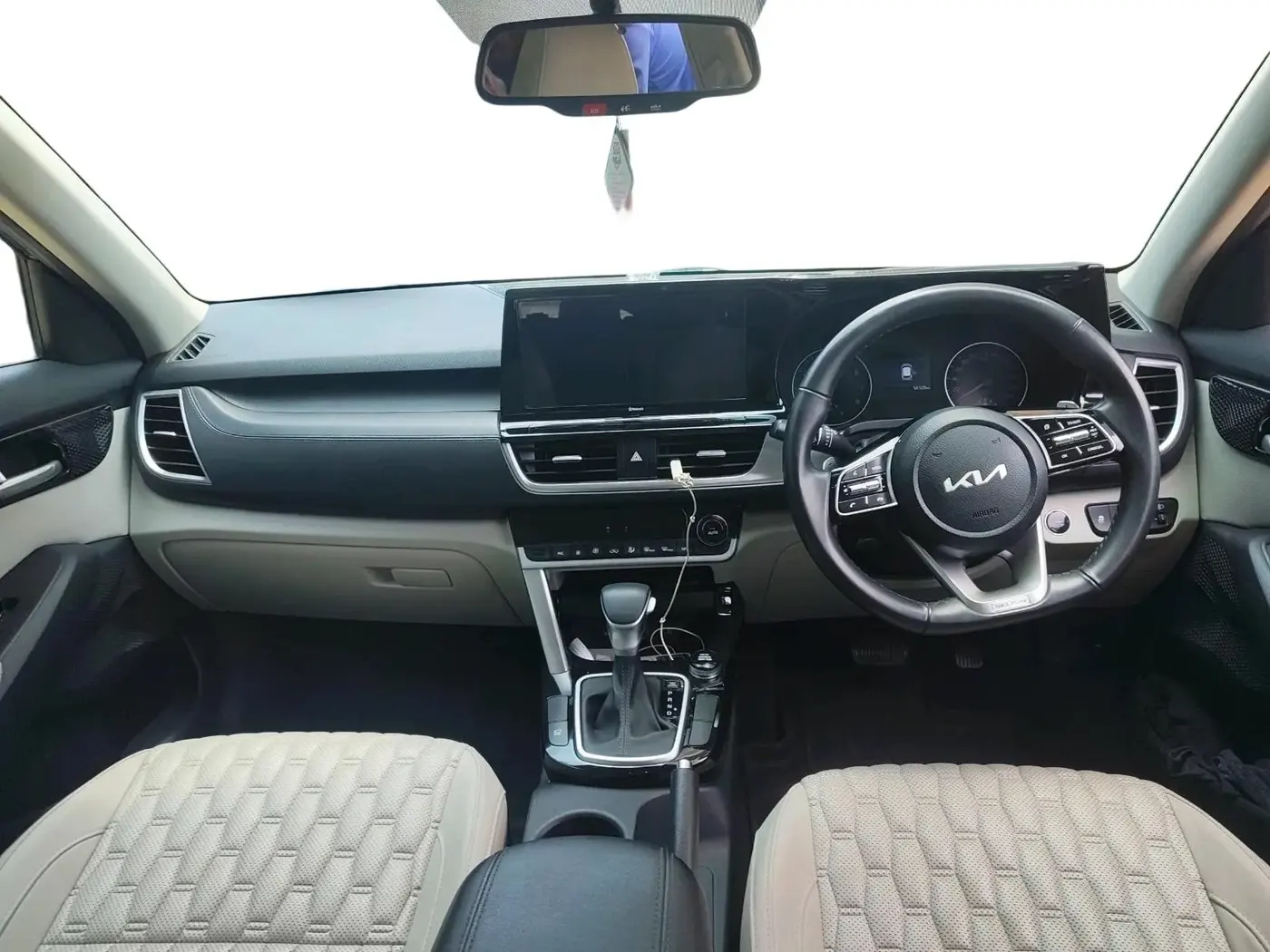 2023 KIA SELTOS  HTX IVT G, Petrol, Automatic, 56,131 km, interior