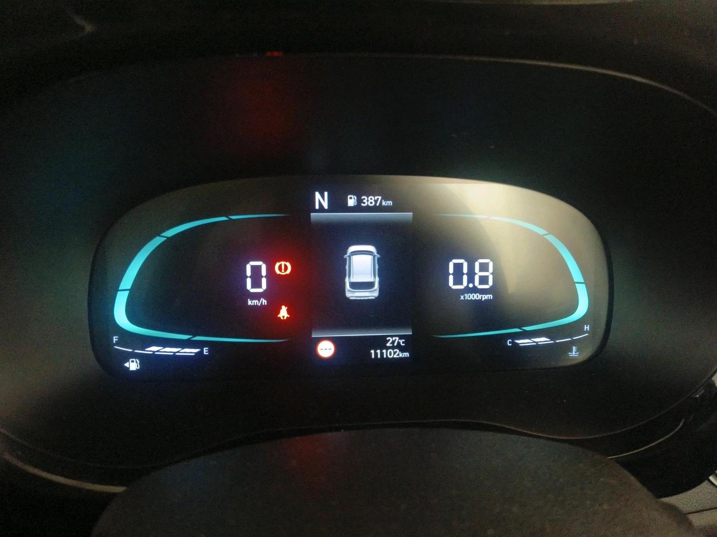 2023 Hyundai EXTER SX(O) CONNECT 1.2 AMT, Petrol, Automatic, 11,102 km, interior