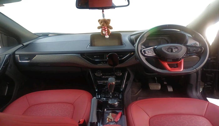 2023 Tata NEXON XZ PLUS LUX SUNROOF RED DARK PETROL, Petrol, Manual, 8,111 km, interior