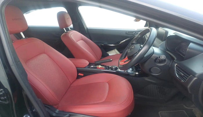 2023 Tata NEXON XZ PLUS LUX SUNROOF RED DARK PETROL, Petrol, Manual, 8,111 km, interior
