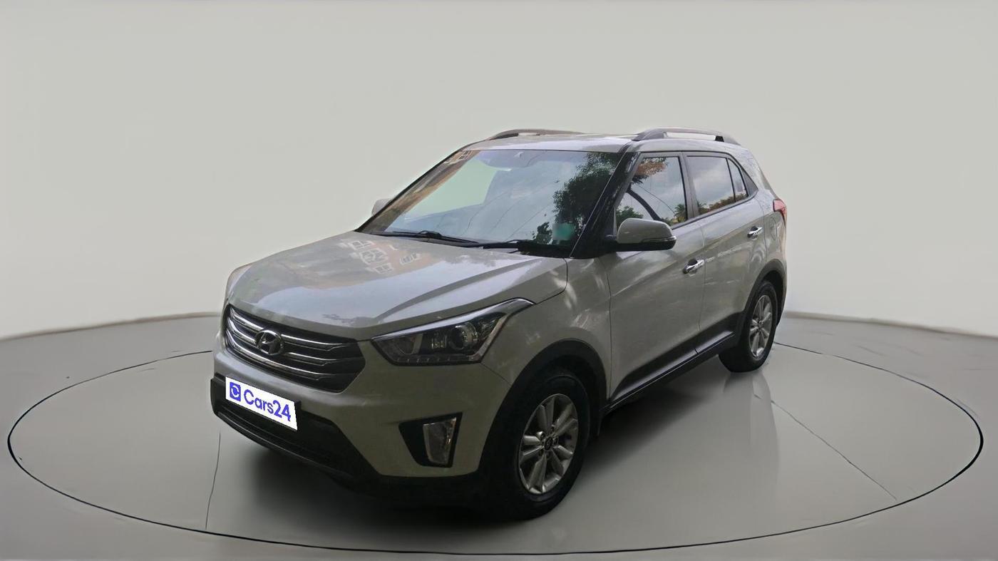 2016 Hyundai Creta SX PLUS 1.6 PETROL, Petrol, Manual, 2,31,435 km, exterior