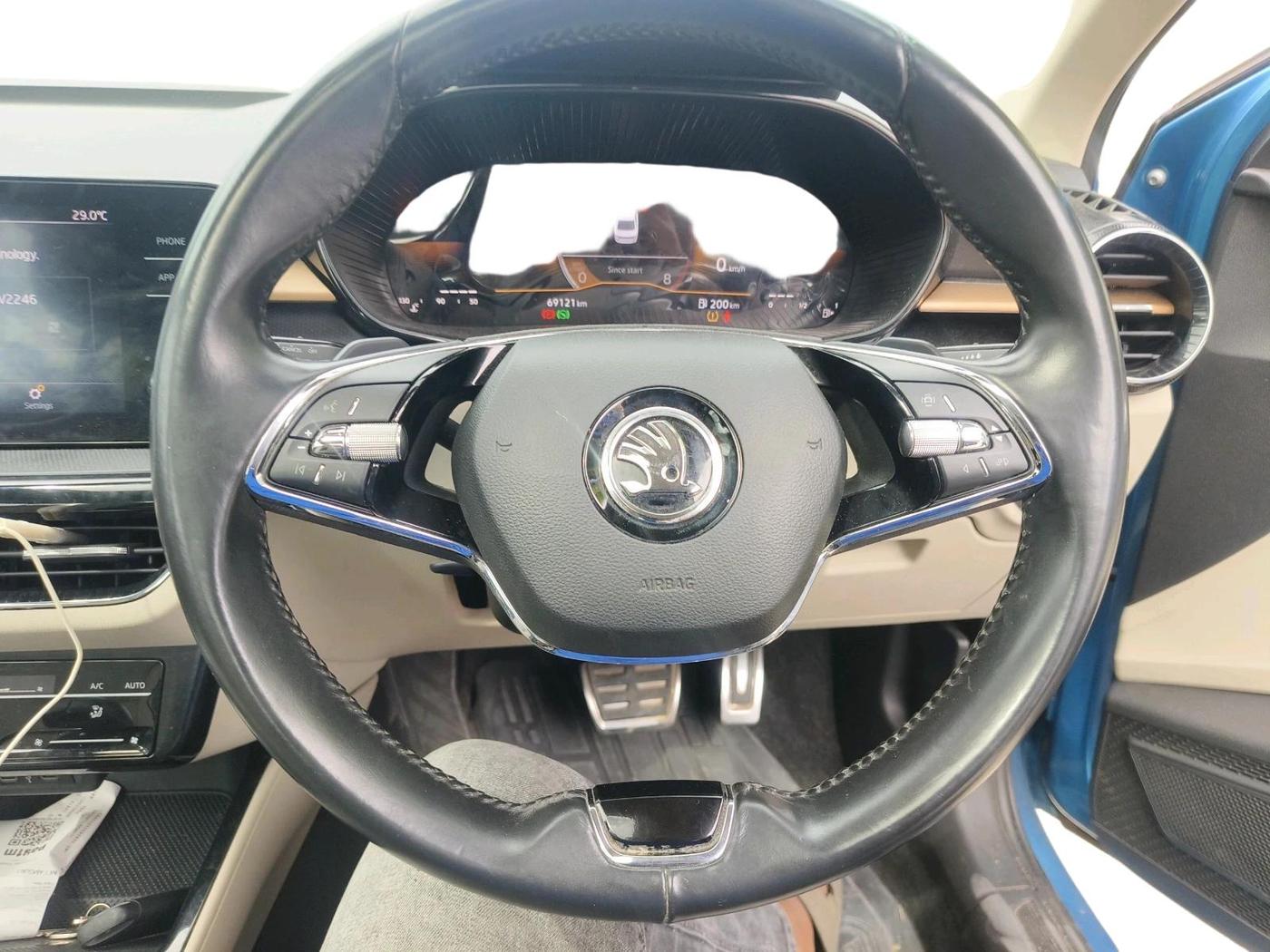 2022 Skoda SLAVIA STYLE 1.5L TSI DSG, Petrol, Automatic, 69,121 km, interior