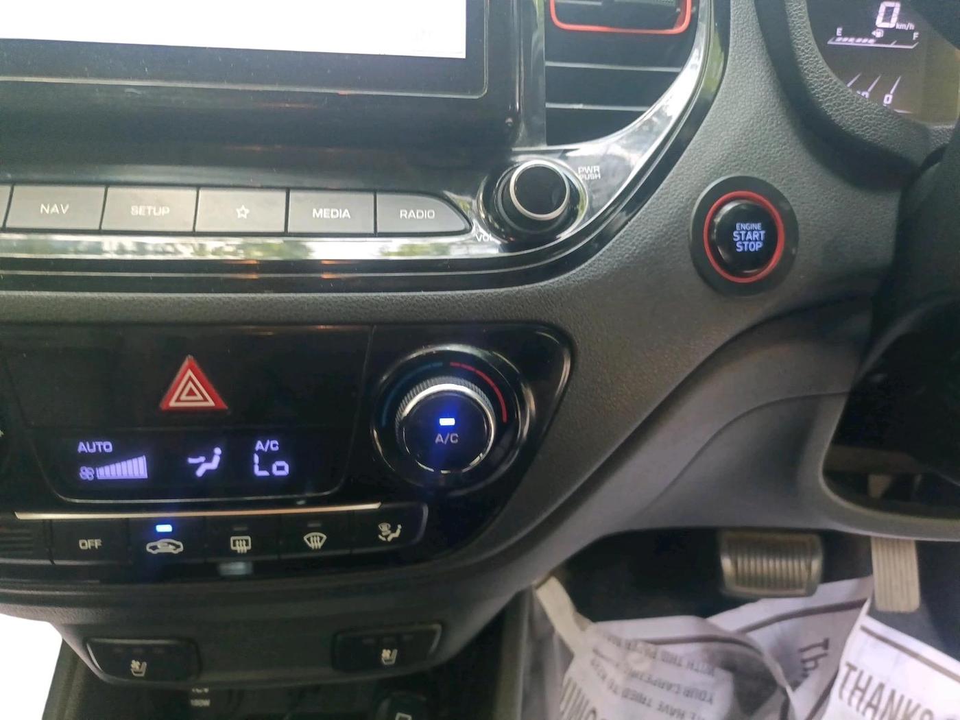 2021 Hyundai Verna SX (O) 1.0 TURBO DCT, Petrol, Automatic, 94,428 km, interior