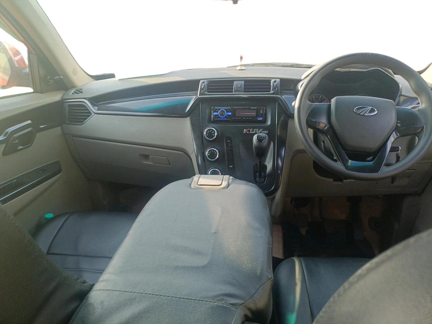2016 Mahindra Kuv100 K4 D 6 STR, Diesel, Manual, 1,35,984 km, interior