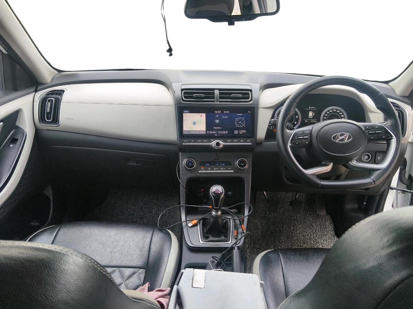 2022 Hyundai Creta SX 1.5 DIESEL, Diesel, Manual, 87,375 km, interior