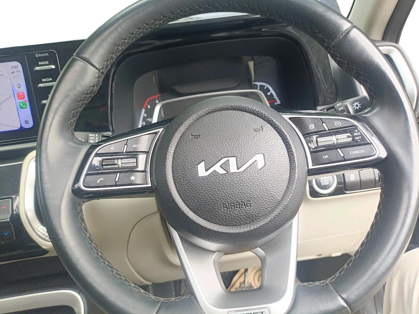2022 KIA SONET HTX 1.5, Diesel, Manual, 35,451 km, interior
