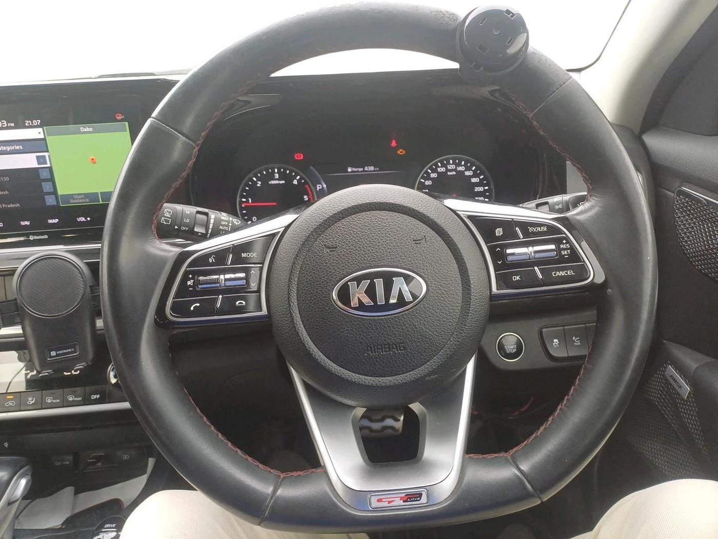 2020 KIA SELTOS GTX PLUS AT 1.5 DIESEL, Diesel, Automatic, 1,20,086 km, interior