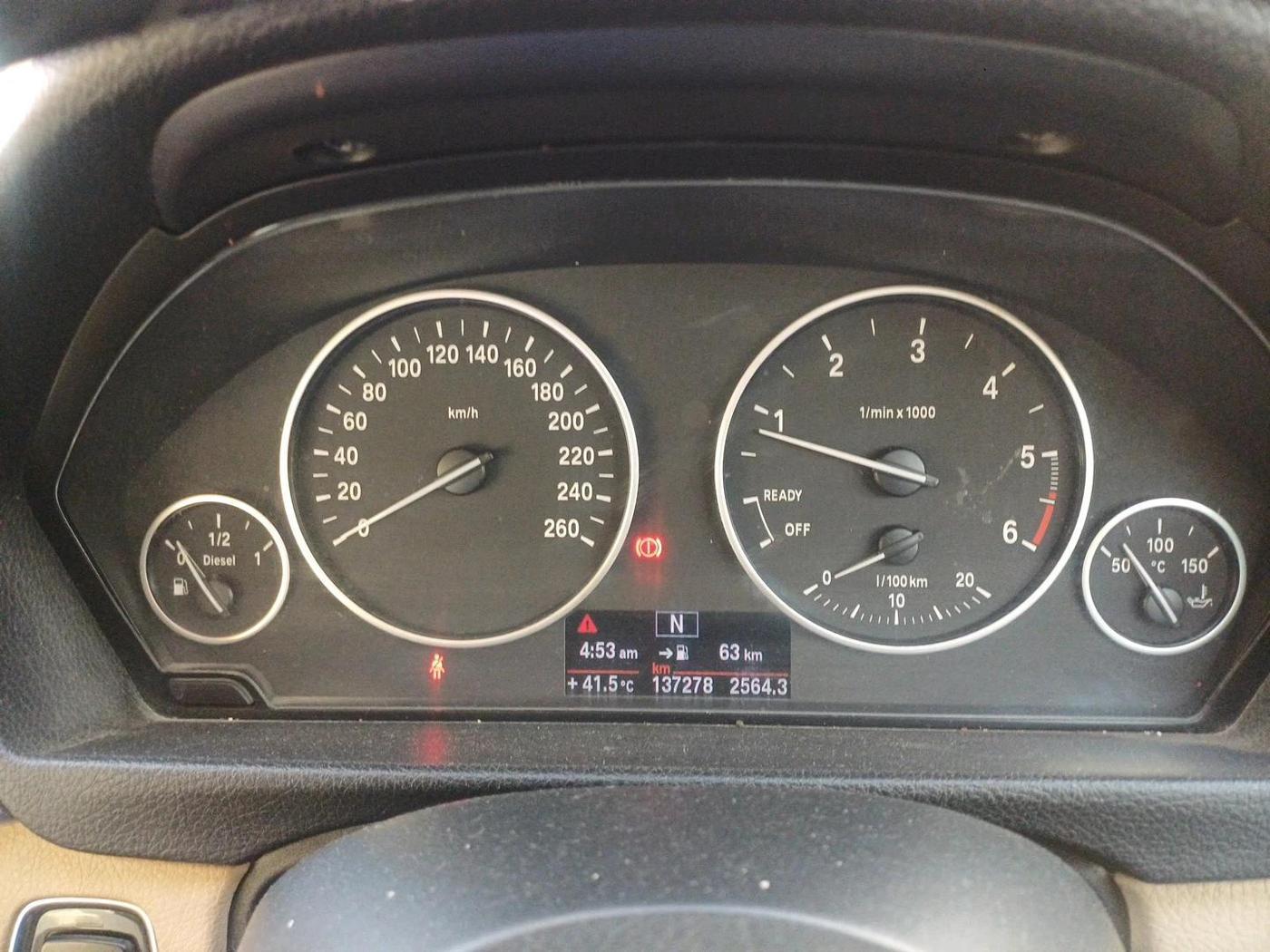 2013 BMW 3 Series 320d, Diesel, Automatic, 1,37,278 km, interior