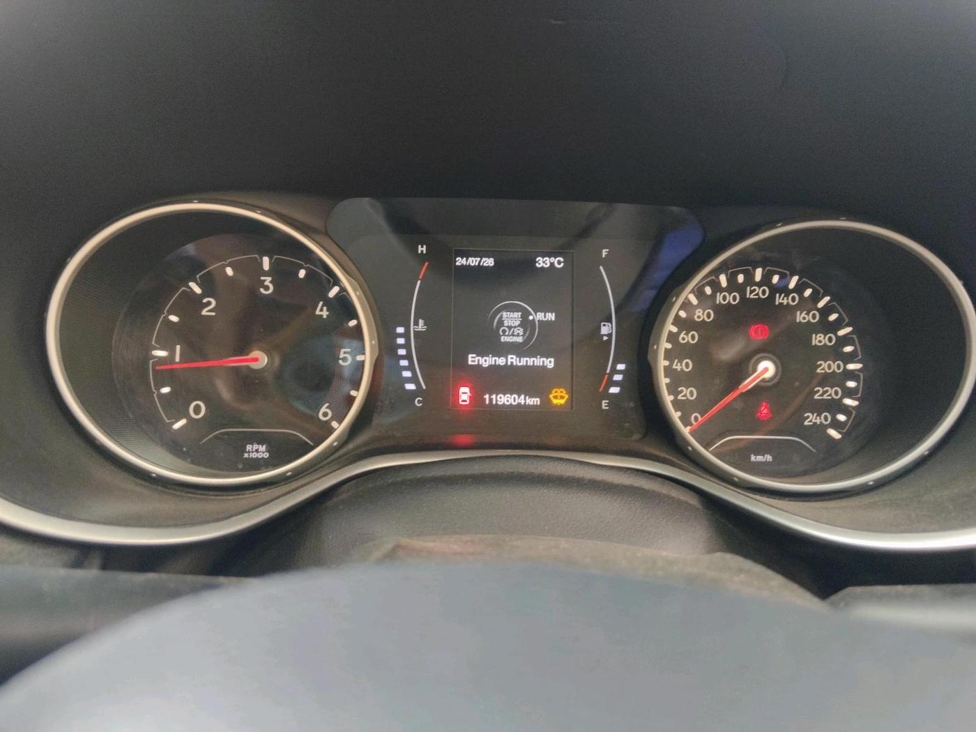 2018 Jeep Compass LIMITED (O) 2.0 DIESEL 4X4, Diesel, Manual, 1,19,604 km, interior