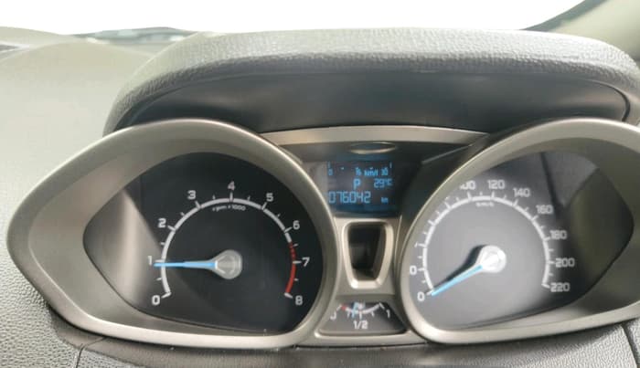 2014 Ford Ecosport TITANIUM 1.5L PETROL AT, Petrol, Automatic, 76,042 km, interior