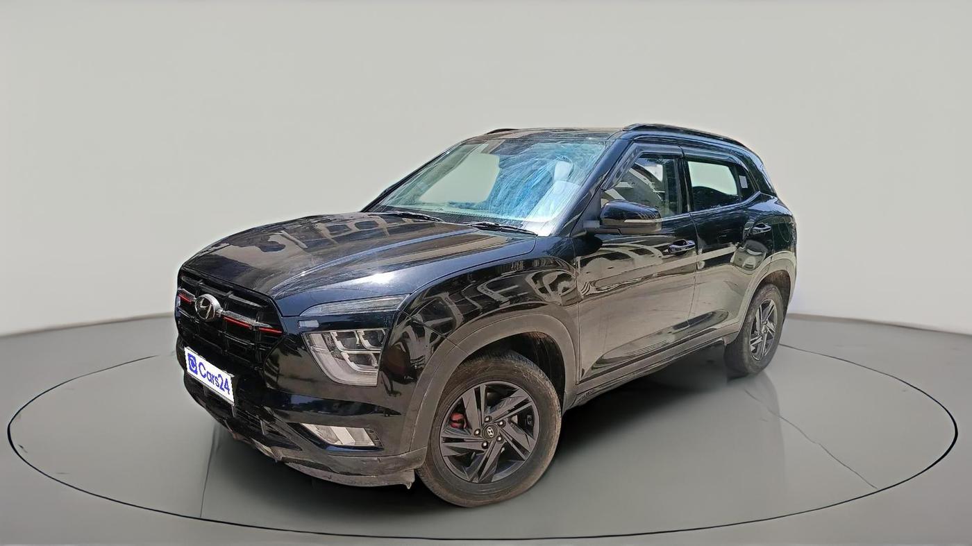 2022 Hyundai Creta S PLUS KNIGHT 1.5 PETROL, Petrol, Manual, 1,50,093 km, exterior