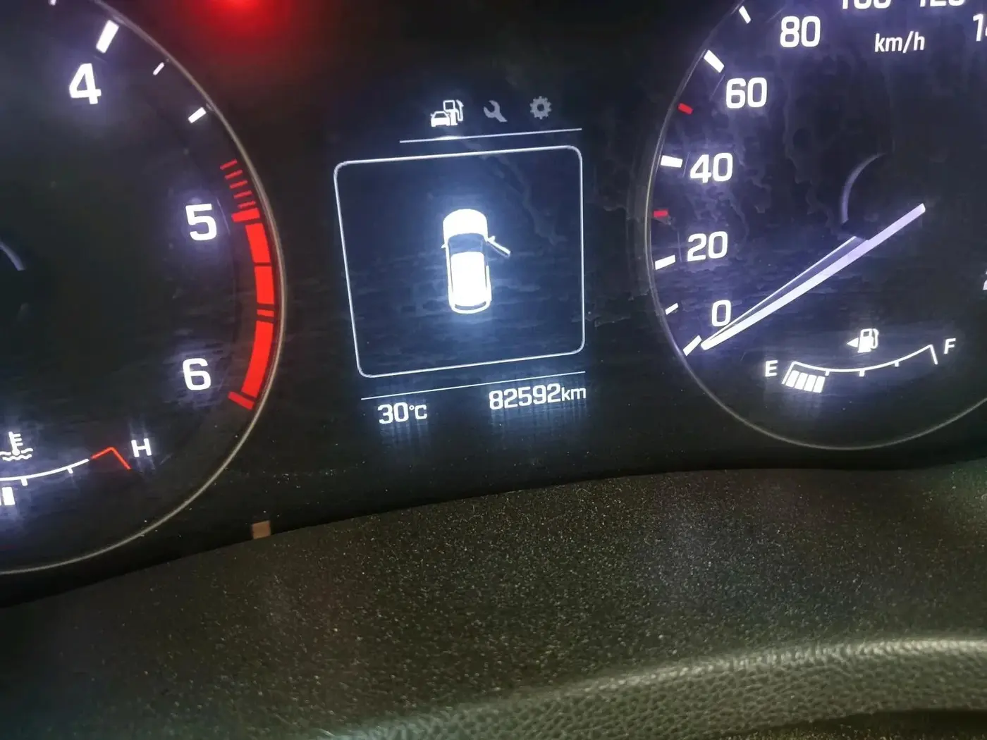 2017 Hyundai Creta SX (O) 1.6 DIESEL, Diesel, Manual, 82,592 km, interior