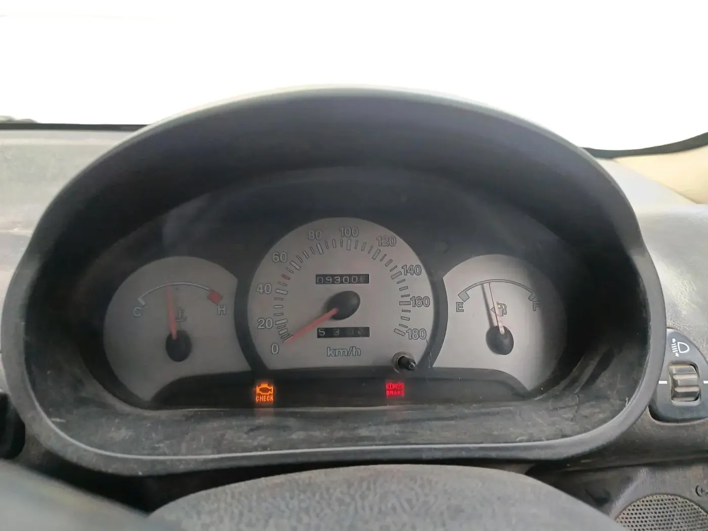 2012 Hyundai Santro Xing GL, CNG, Manual, 93,006 km, interior