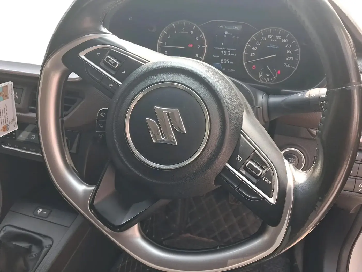2023 Maruti BREZZA ZXI + SMART HYBRID, Petrol, Manual, 22,283 km, interior