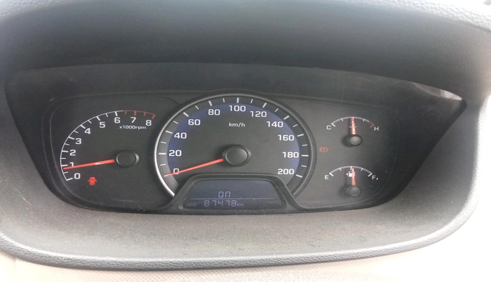2016 Hyundai Xcent S 1.2, CNG, Manual, 87,478 km, interior