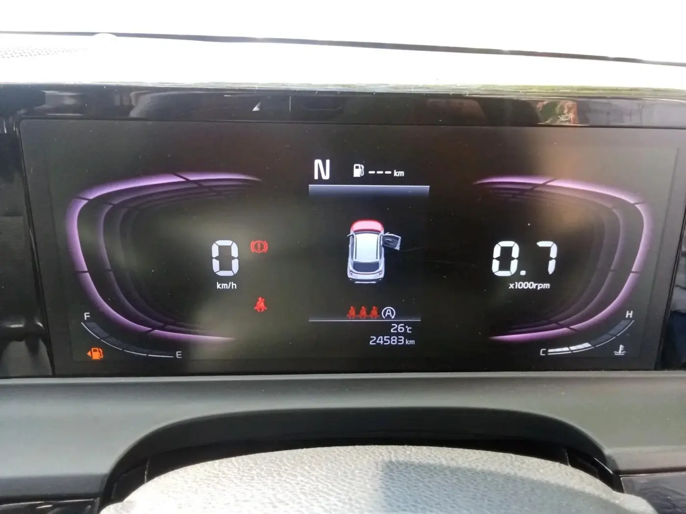 2023 KIA SELTOS HTK PLUS 1.5 IMT, Petrol, Manual, 24,583 km, interior