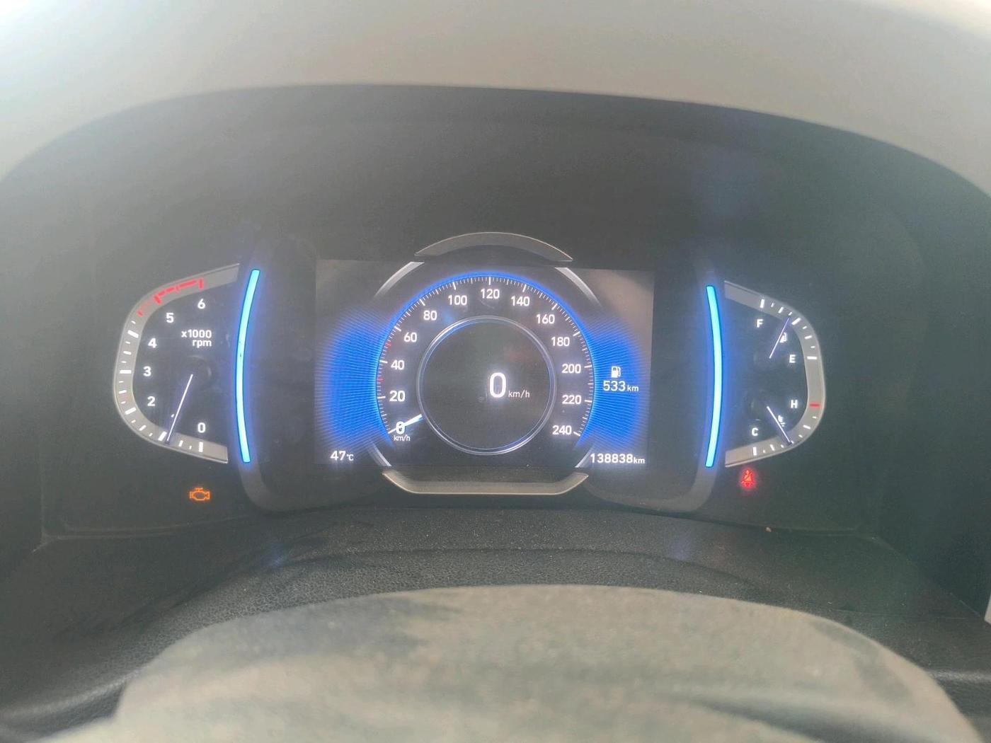 2021 Hyundai Creta SX (O) 1.5 DIESEL, Diesel, Manual, 1,38,838 km, interior