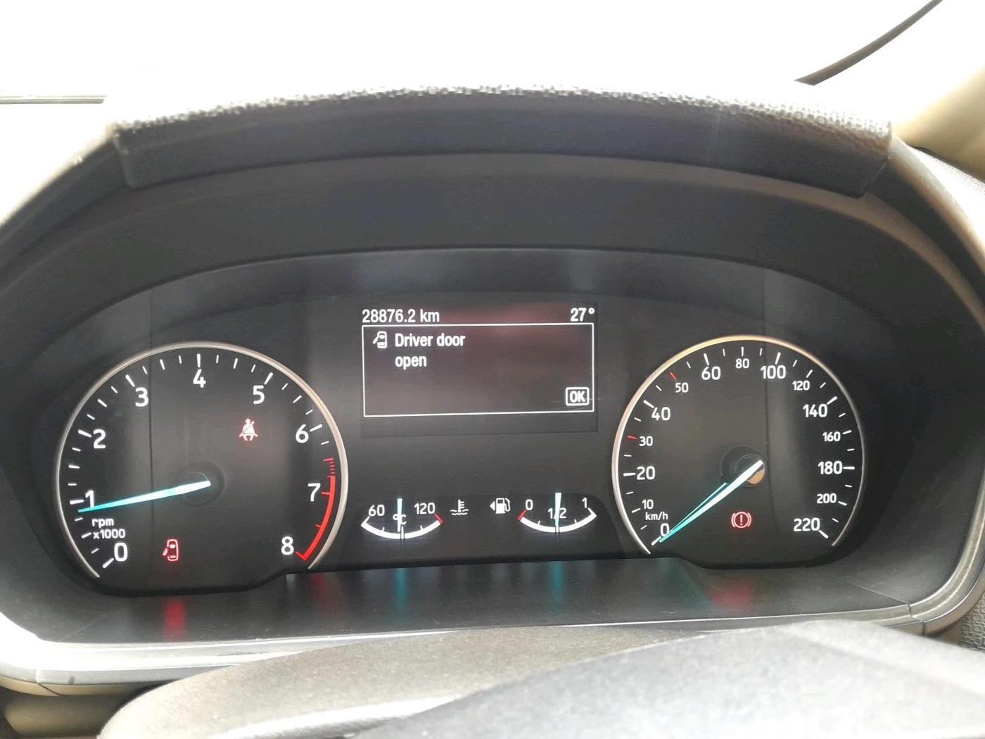 2019 Ford Ecosport TITANIUM 1.5L PETROL, Petrol, Manual, 28,876 km, interior