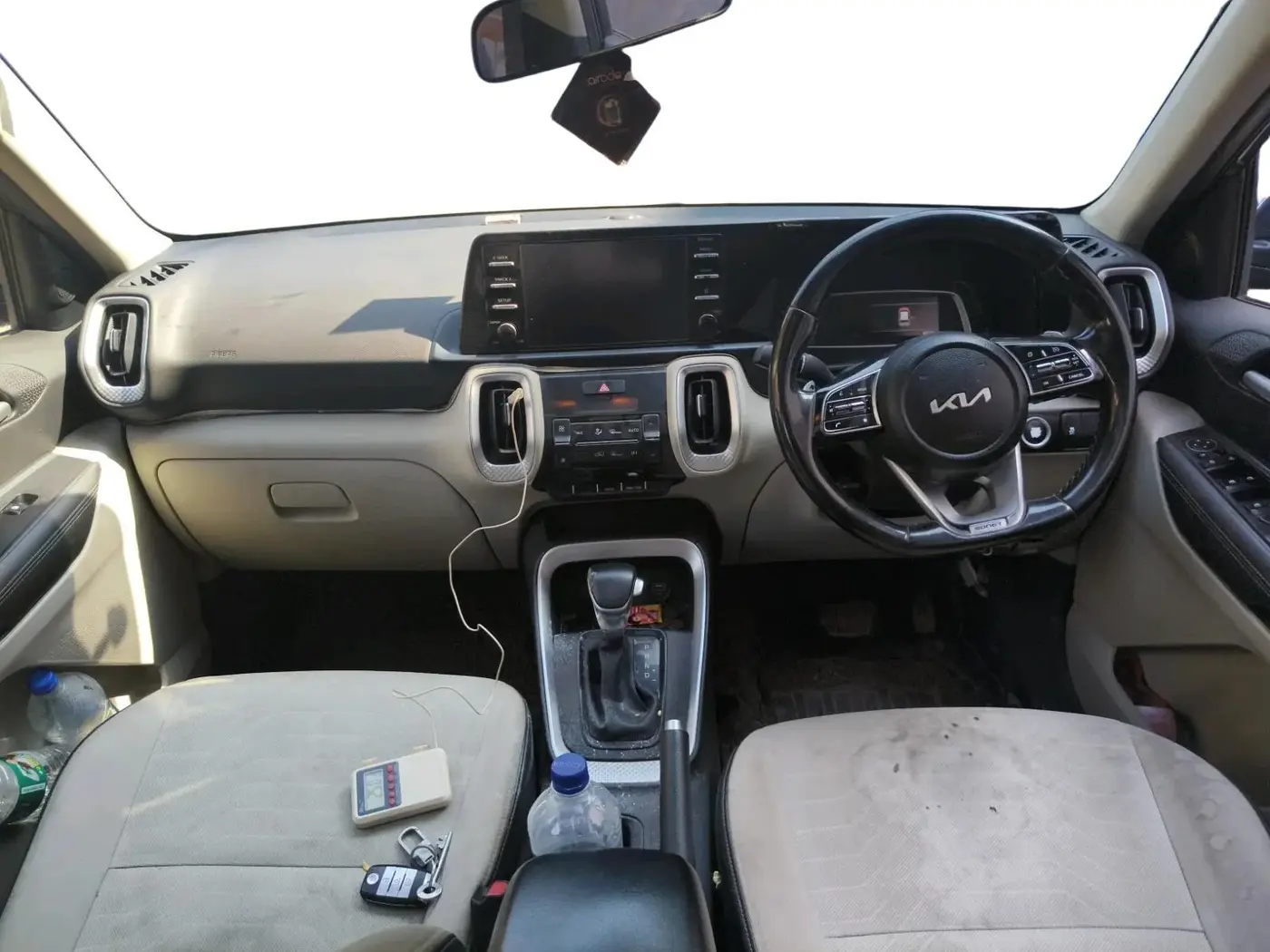 2023 KIA SONET HTX 1.5 AT, Diesel, Automatic, 68,799 km, interior