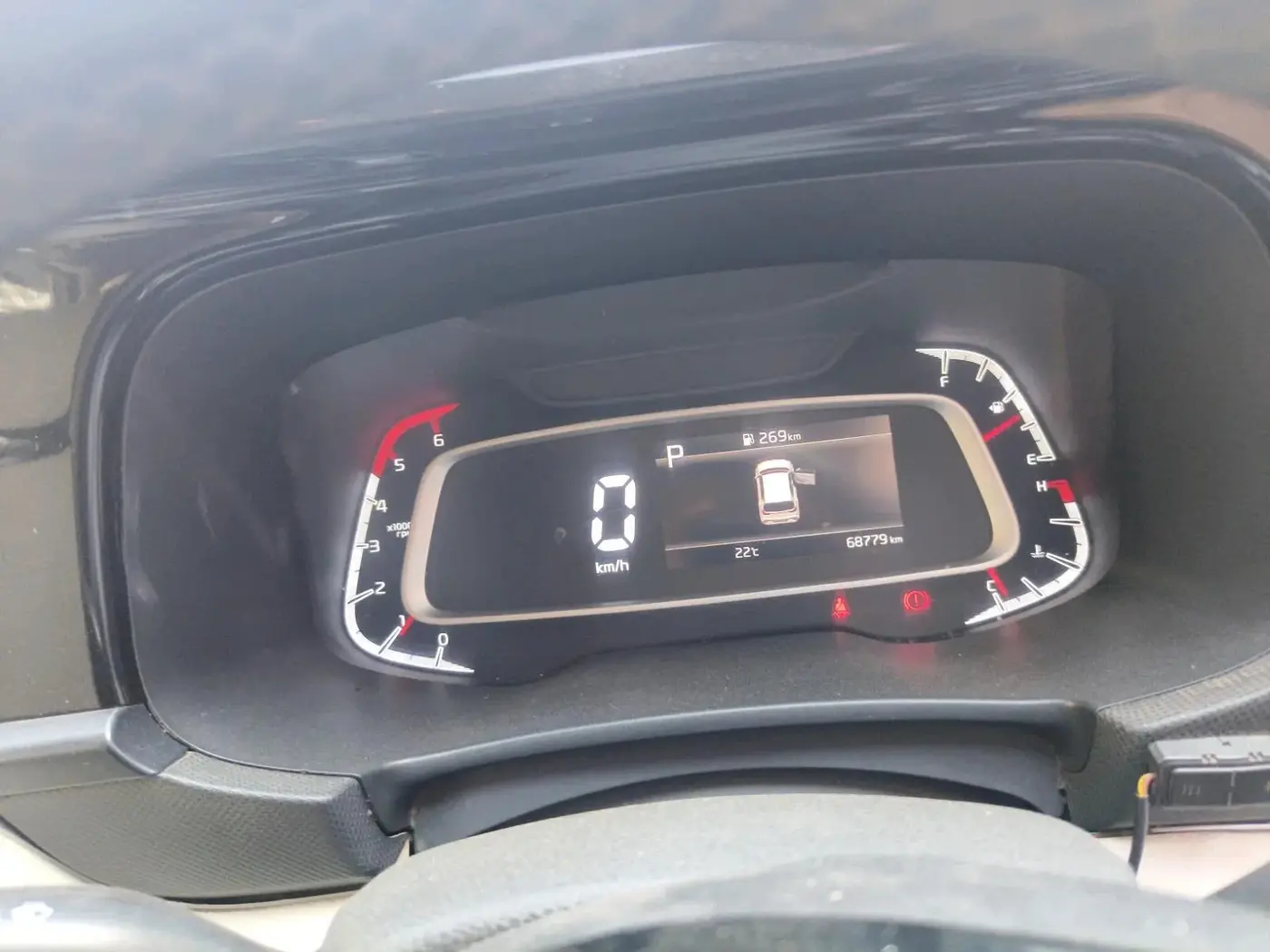 2023 KIA SONET HTX 1.5 AT, Diesel, Automatic, 68,799 km, interior