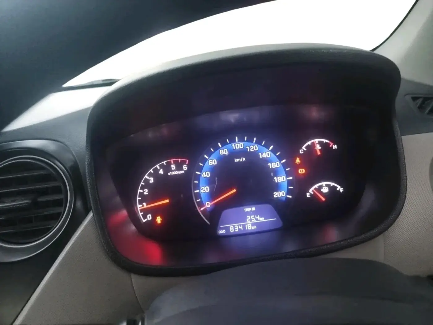 2017 Hyundai Xcent S 1.2 CRDI, Diesel, Manual, 83,418 km, interior