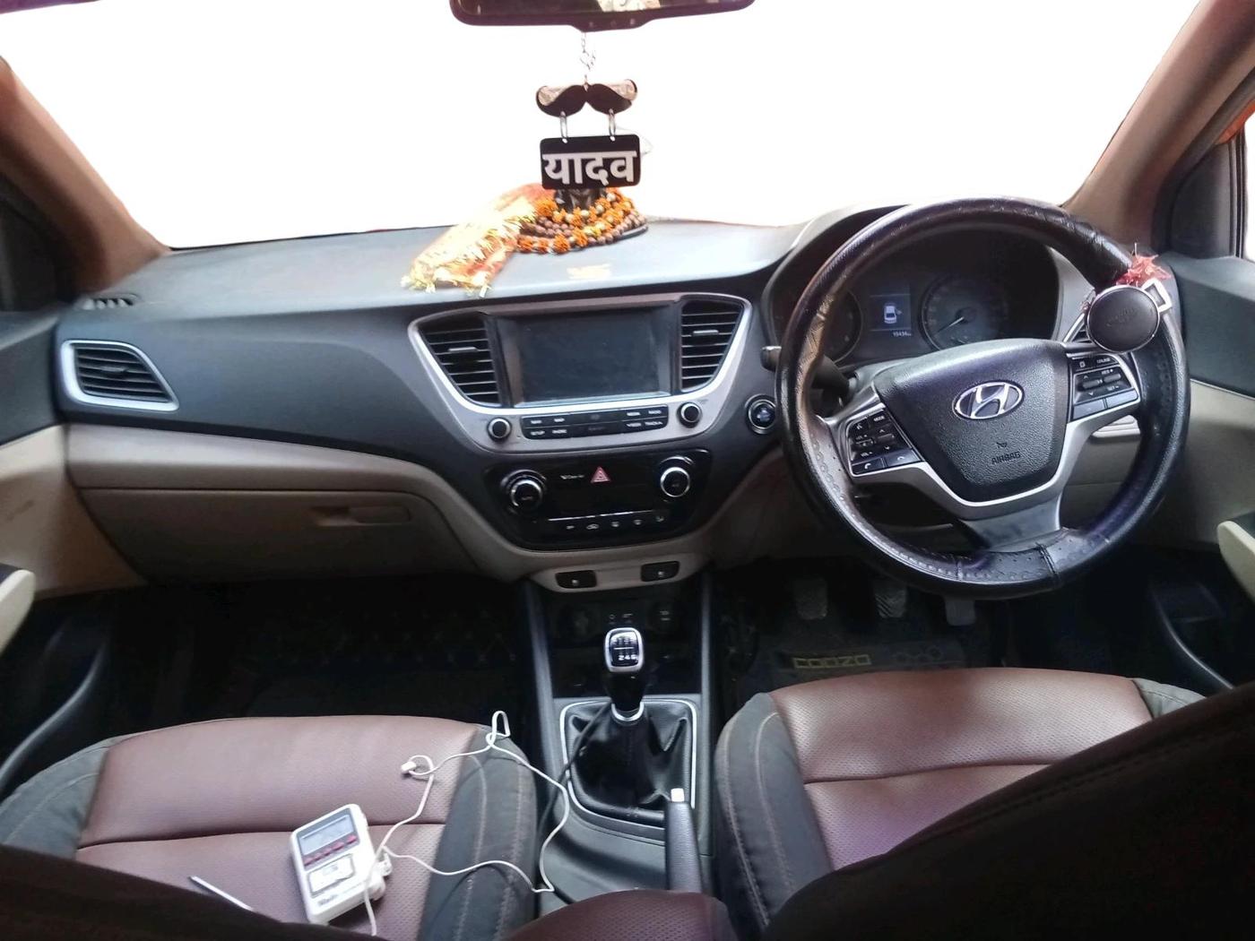 2018 Hyundai Verna 1.6 SX (O) CRDI MT, Diesel, Manual, 95,434 km, interior