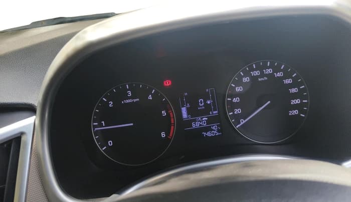 2017 Hyundai Creta SX 1.6 DIESEL, Diesel, Manual, 74,605 km, interior