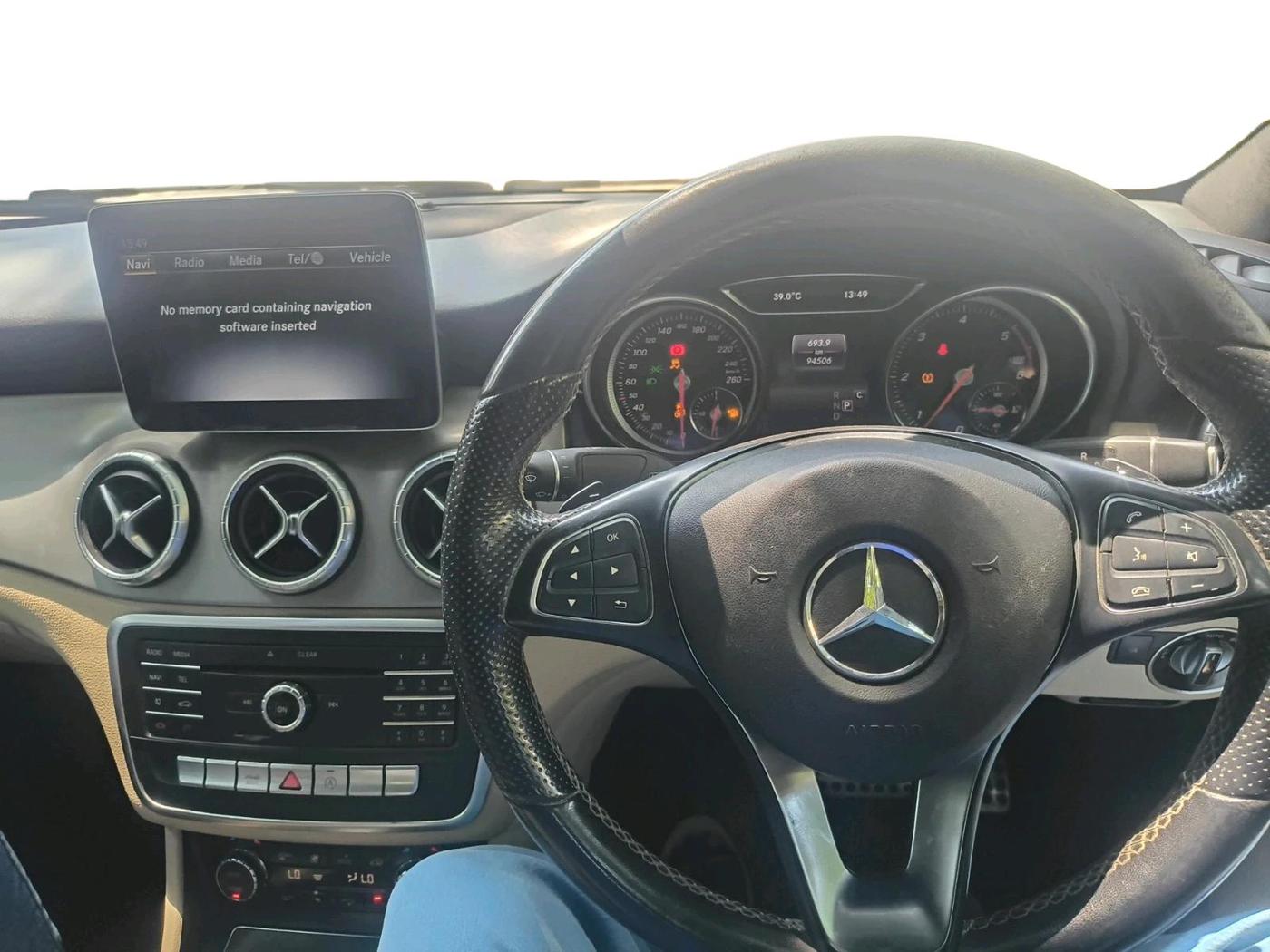 2018 Mercedes Benz CLA Class 200 CDI Sport, Diesel, Automatic, 94,506 km, interior