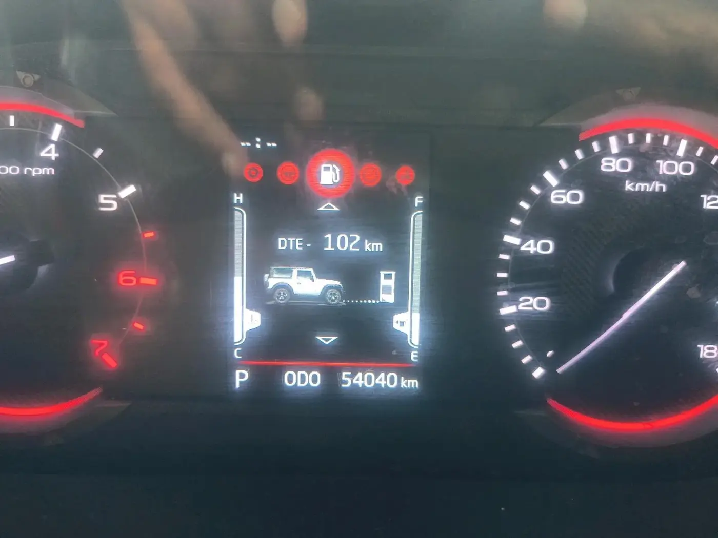 2022 Mahindra Thar LX  P 4WD AT CONVERTIBLE, Petrol, Automatic, 54,040 km, interior
