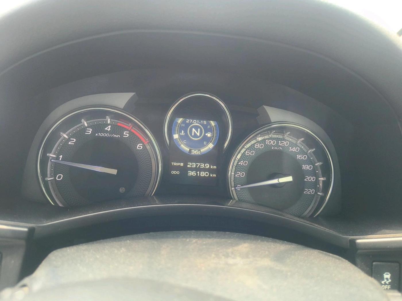 2018 ISUZU MU-X 4x2 AT, Diesel, Automatic, 36,180 km, interior